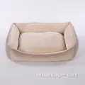 Kain Dog Penutup Bolster yang boleh ditanggalkan dengan lembut